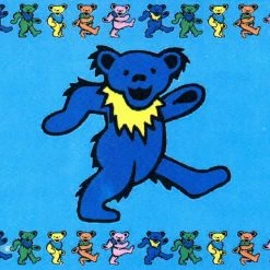 Bewild Tapestries The Grateful Dead "Youtchi Bear" Dancing Bear Tapestry