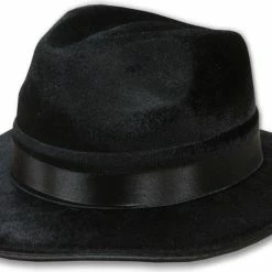 Bewild Buckets & Fedoras The Pop Star Dance Costume Black Fedora Hat