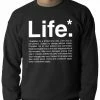 Bewild The Terms Of Life Adult Crewneck Cool Funny & Offensive