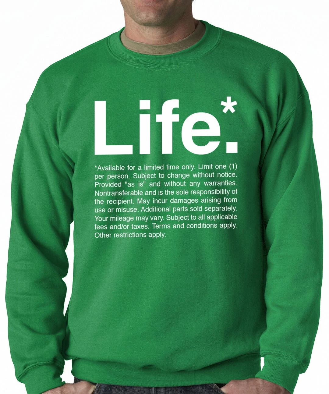 Bewild The Terms Of Life Adult Crewneck Cool Funny & Offensive 5 Bewild The Terms Of Life Adult Crewneck Cool Funny & Offensive
