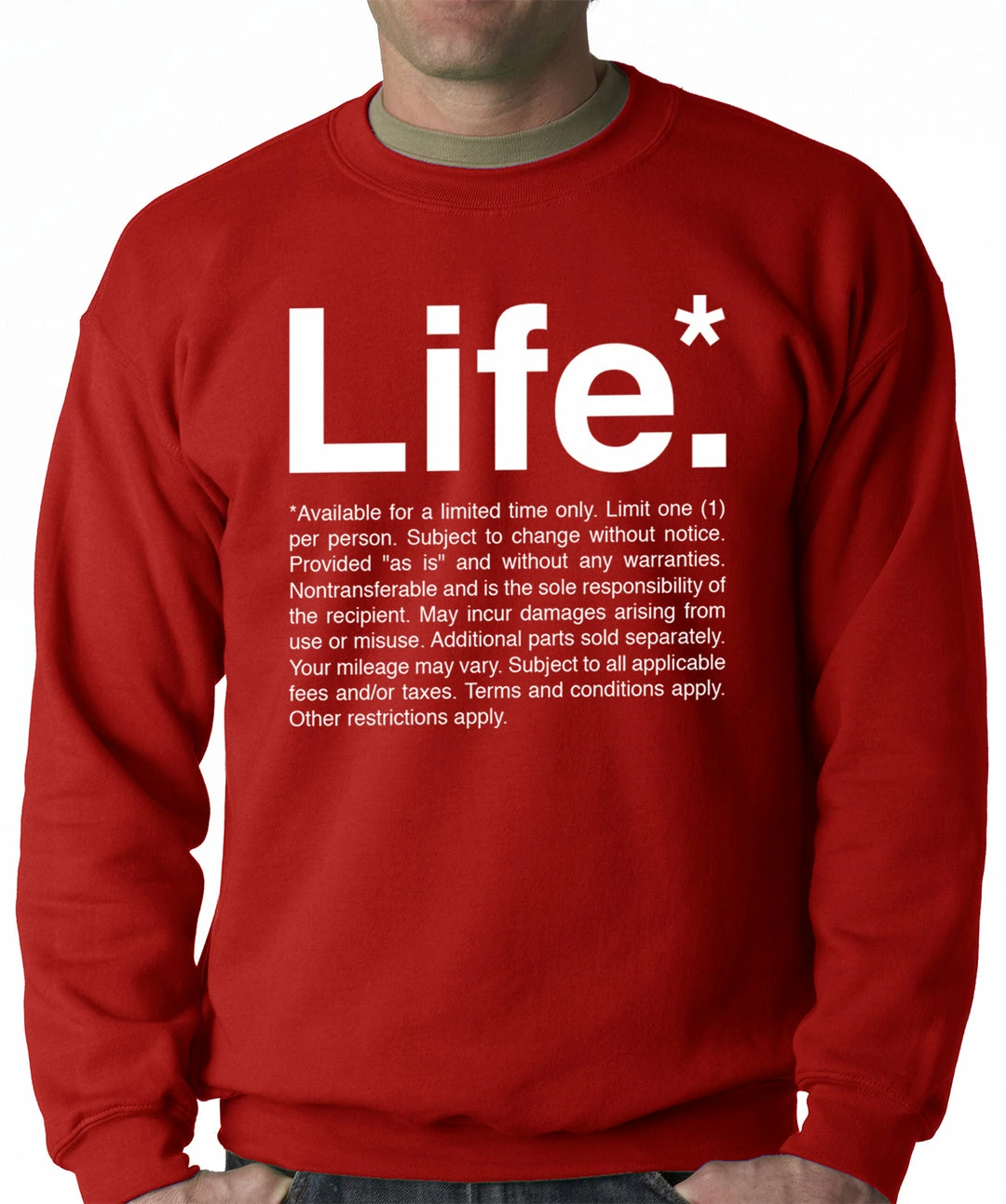 Bewild The Terms Of Life Adult Crewneck Cool Funny & Offensive 7 Bewild The Terms Of Life Adult Crewneck Cool Funny & Offensive