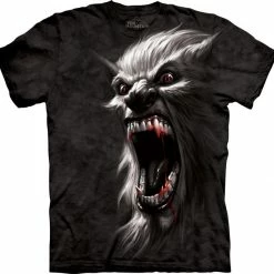 Bewild The Werewolf Big Face Men's T-Shirt