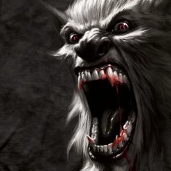 Bewild The Werewolf Big Face Men's T-Shirt 11 Bewild The Werewolf Big Face Men's T-Shirt
