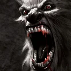 Bewild The Werewolf Big Face Men's T-Shirt 12 Bewild The Werewolf Big Face Men's T-Shirt