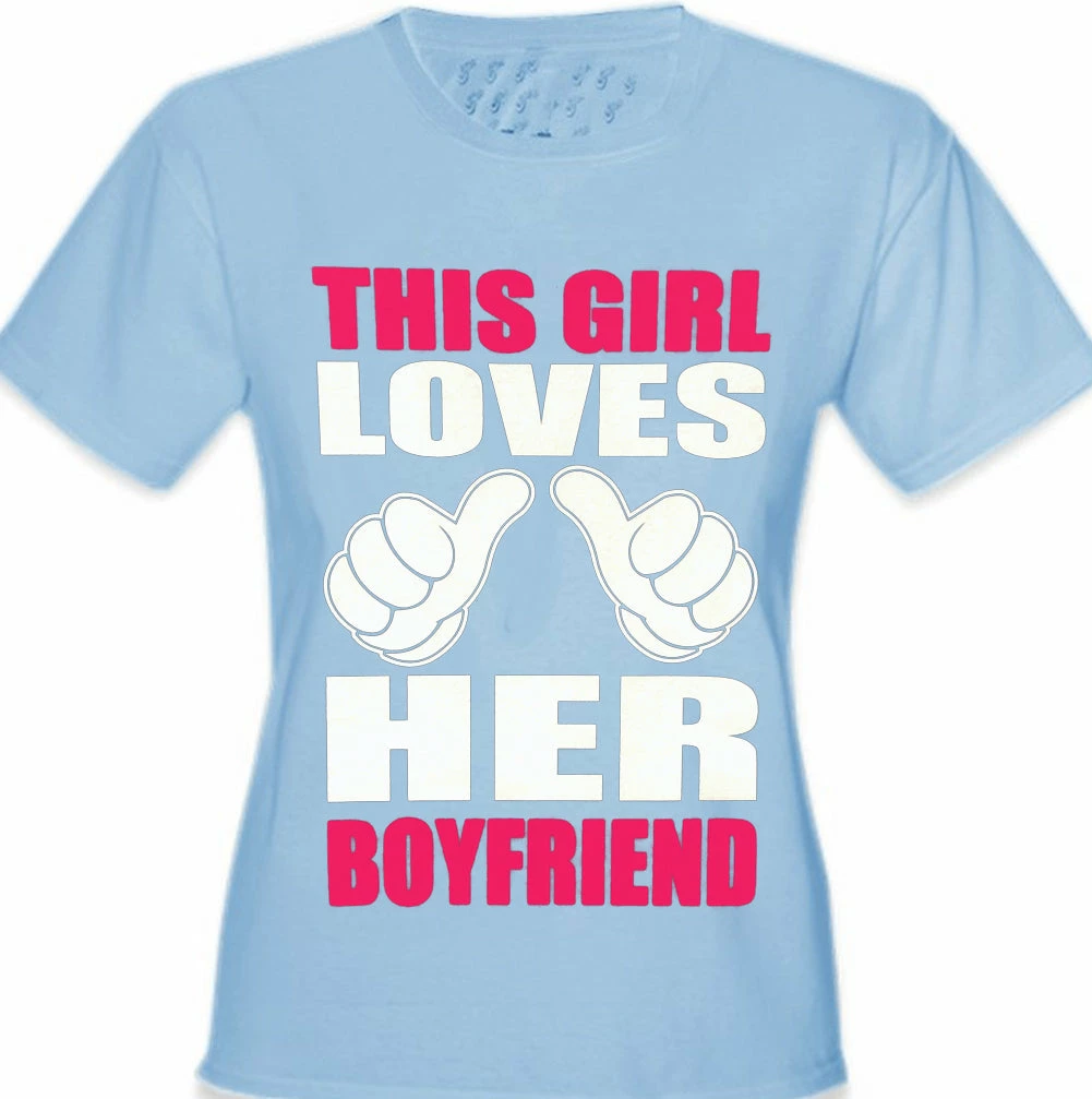 Bewild This Girl Loves Her Boyfriend Cartoon Hands Girl's T-Shirt Women's T-Shirts 7 Bewild This Girl Loves Her Boyfriend Cartoon Hands Girl's T-Shirt Women's T-Shirts