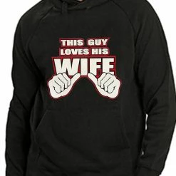Bewild This Guy Loves His Wife Adult Hoodie Men's T-Shirts