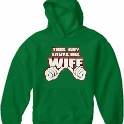 Bewild This Guy Loves His Wife Adult Hoodie Men's T-Shirts