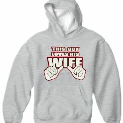 Bewild This Guy Loves His Wife Adult Hoodie Men's T-Shirts