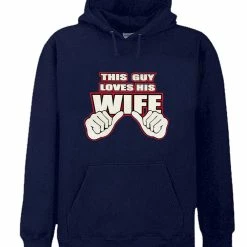 Bewild This Guy Loves His Wife Adult Hoodie Men's T-Shirts