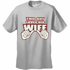 Bewild This Guy Loves His Wife Men's T-Shirt Men's T-Shirts