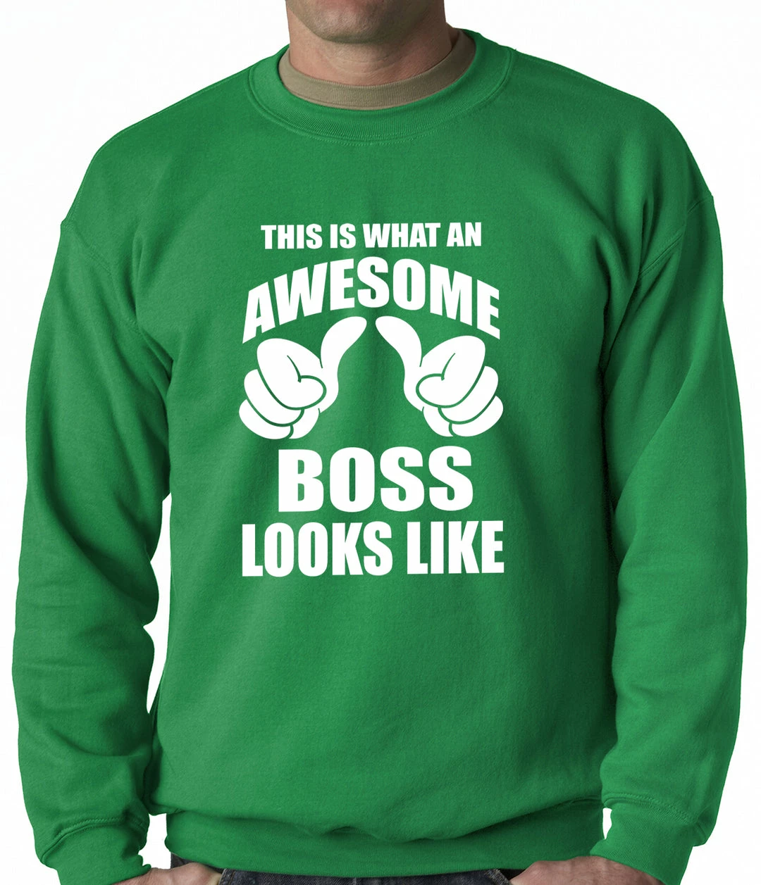 Bewild This Is What An Awesome Boss Looks Like Adult Crewneck 5 Bewild This Is What An Awesome Boss Looks Like Adult Crewneck