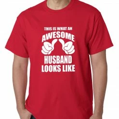 Bewild This Is What An Awesome Husband Looks Like Mens T-shirt Men's T-Shirts