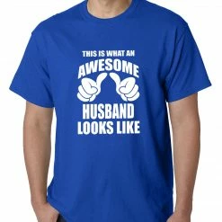 Bewild This Is What An Awesome Husband Looks Like Mens T-shirt Men's T-Shirts