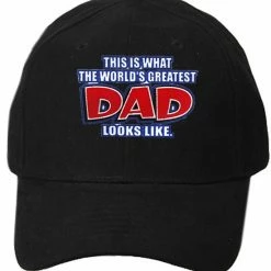 Bewild Brimmed Hats This Is What The World's Greatest Dad Looks Like Baseball Hat