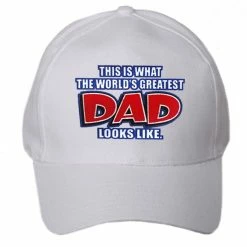 Bewild Brimmed Hats This Is What The World's Greatest Dad Looks Like Baseball Hat