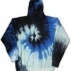 Bewild Tie Dye Hoodie - "Blue Ocean" Tie Dye Hoodie