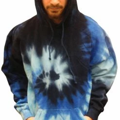Bewild Tie Dye Hoodie - "Blue Ocean" Tie Dye Hoodie 18 Bewild Tie Dye Hoodie -