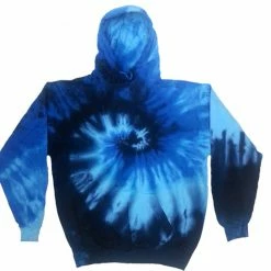 Bewild Tie Dye Hoodie - "Blue Ocean" Tie Dye Hoodie 22 Bewild Tie Dye Hoodie -