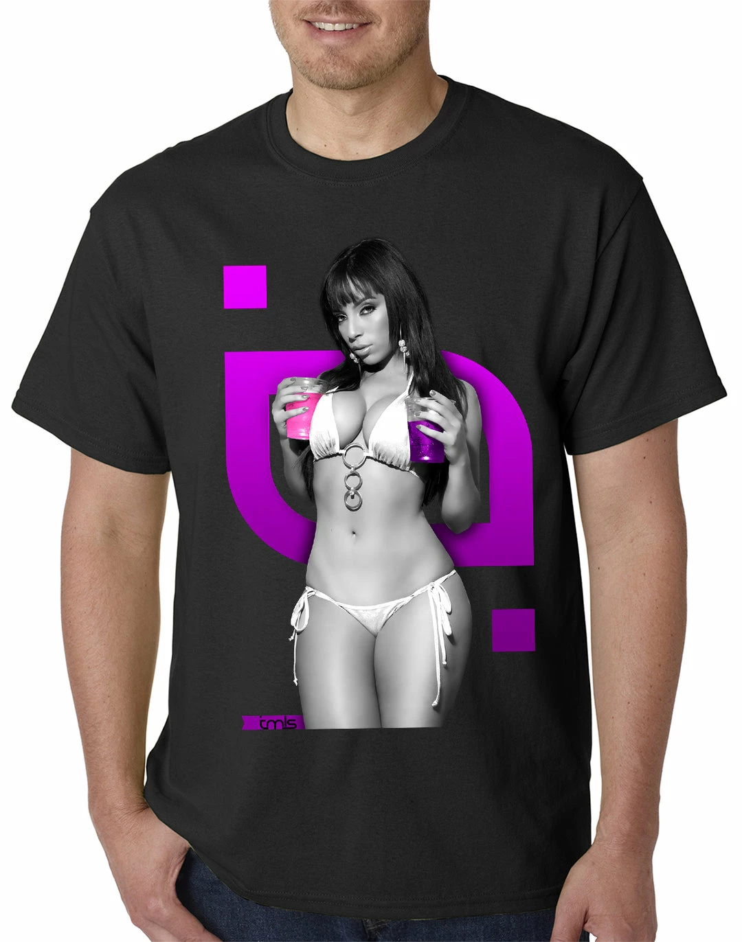 Bewild Tits T-shirt - "Double Fistin" Mens T-shirt 5 Bewild Tits T-shirt - "Double Fistin" Mens T-shirt