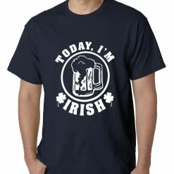 Bewild Men's T-Shirts Today I'm Irish St. Patrick's Day Mens T-shirt
