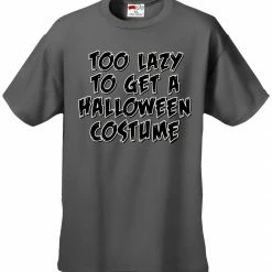 Bewild Halloween Prints Halloween Costume T-shirts - Too Lazy To Get A Halloween Costume Men's T-Shirt