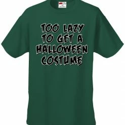 Bewild Halloween Prints Halloween Costume T-shirts - Too Lazy To Get A Halloween Costume Men's T-Shirt