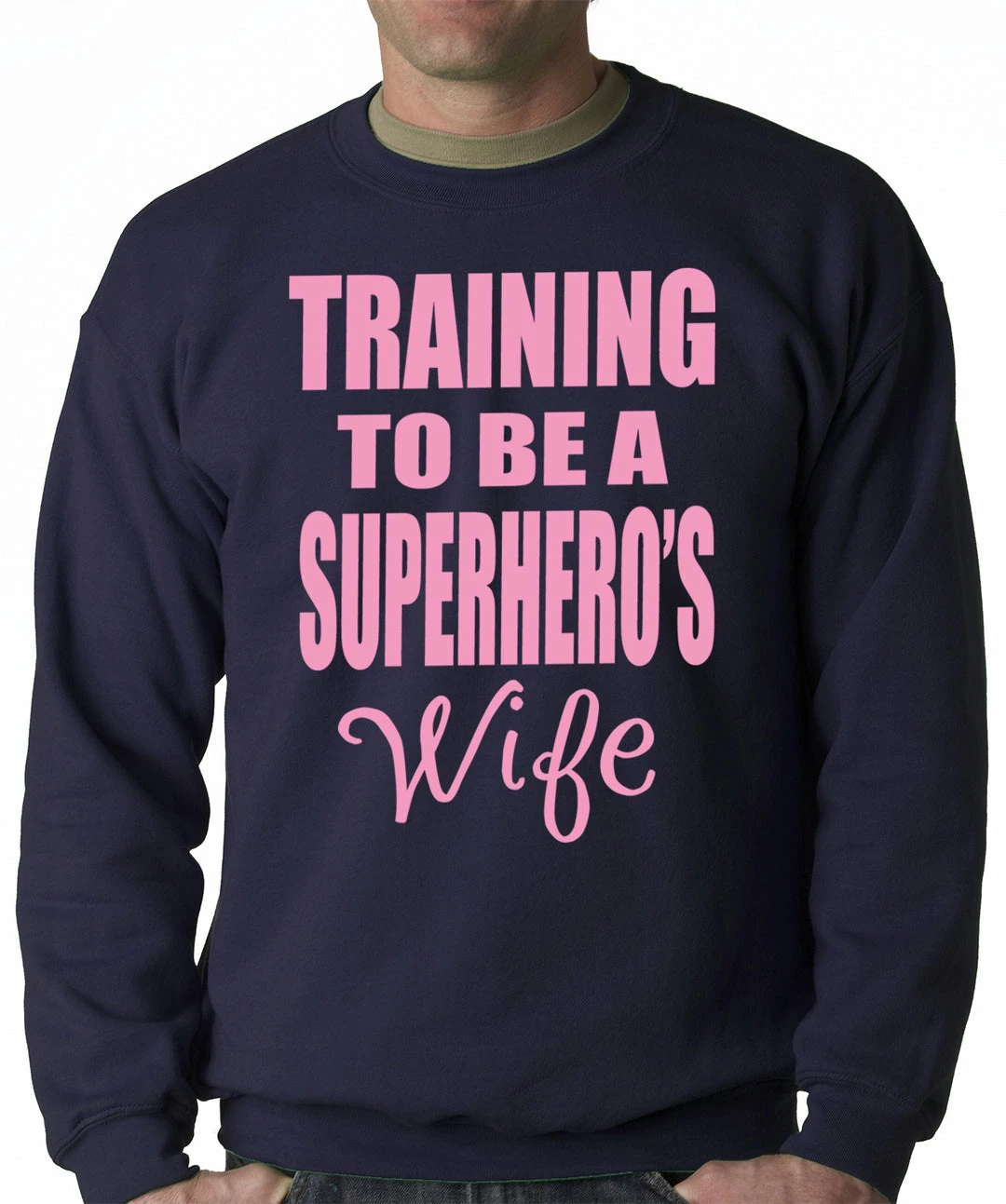 Bewild Training To Be A Superhero's Wife Crewneck Sweatshirt 7 Bewild Training To Be A Superhero's Wife Crewneck Sweatshirt