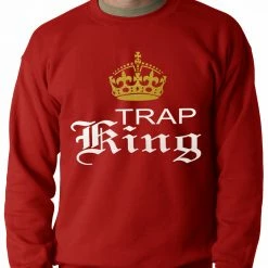 Bewild Trap King Golden Crown Adult Crewneck Hip-Hop Inspired Clothing