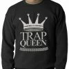 Bewild Trap Queen Full Silver Adult Crewneck
