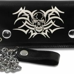 Bewild Tribal Skull 6 Inch Biker Chain Wallet