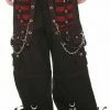 Tripp Darkstreet NYC - "Armageddon" Bondage Pants (Black/Red) 2 Tripp Darkstreet NYC - "Armageddon" Bondage Pants (Black/Red)