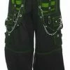 Tripp Darkstreet NYC - "Armageddon II" Bondage Pants (Black / Toxic Green)
