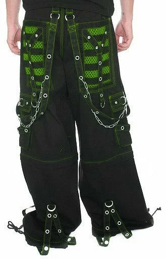 Tripp Darkstreet NYC - "Armageddon II" Bondage Pants (Black / Toxic Green) 4 Tripp Darkstreet NYC - "Armageddon II" Bondage Pants (Black / Toxic Green)