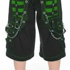 Tripp Darkstreet NYC - "Armageddon II" Bondage Pants (Black / Toxic Green) 15 Tripp Darkstreet NYC -