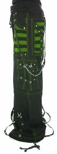 Tripp Darkstreet NYC - "Armageddon II" Bondage Pants (Black / Toxic Green) 10 Tripp Darkstreet NYC - "Armageddon II" Bondage Pants (Black / Toxic Green)