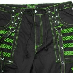 Tripp Darkstreet NYC - "Armageddon II" Bondage Pants (Black / Toxic Green) 20 Tripp Darkstreet NYC -