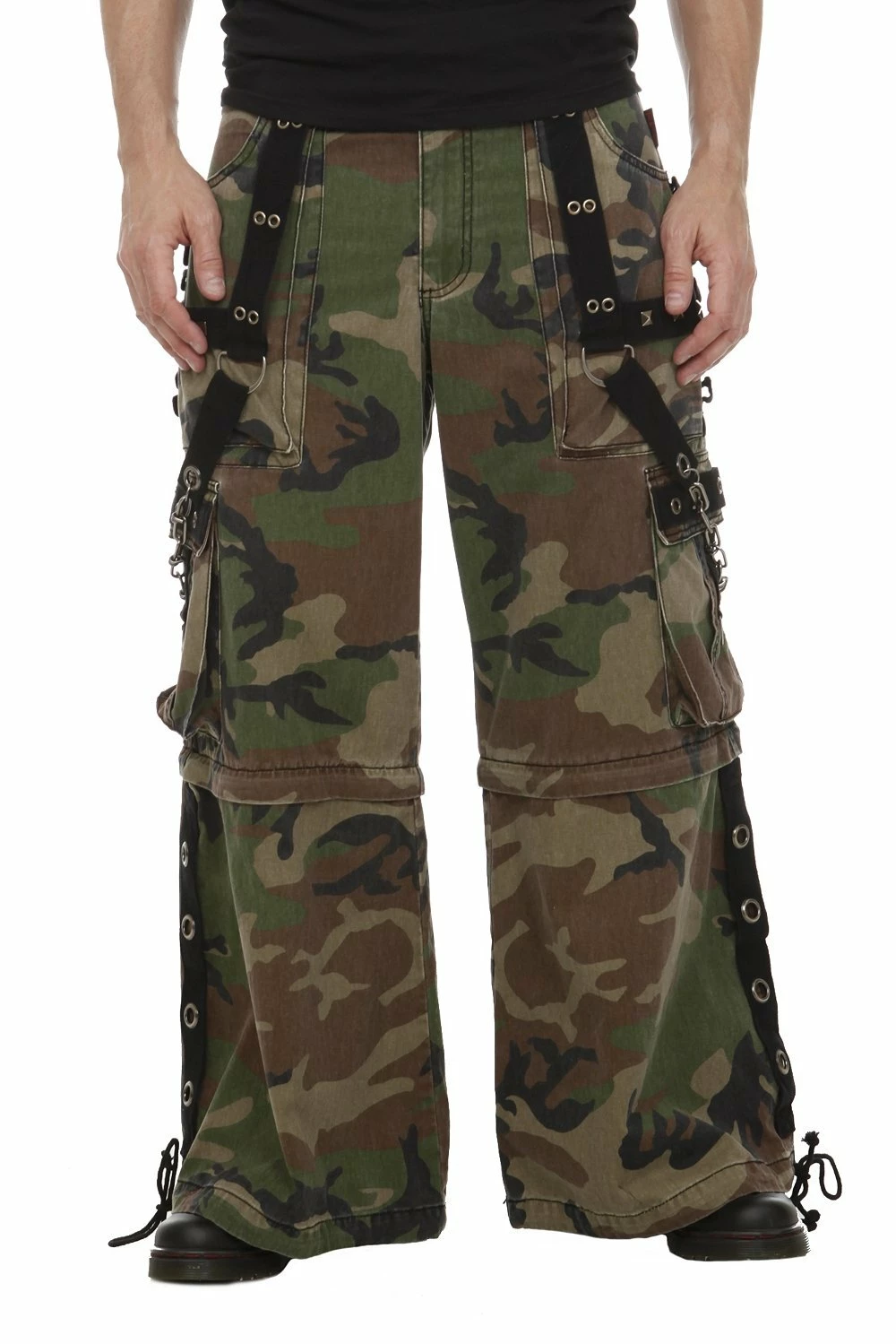 Tripp Darkstreet NYC - "Camo Chain" Jungleland Combat Pants Camo/Black 3 Tripp Darkstreet NYC - "Camo Chain" Jungleland Combat Pants Camo/Black