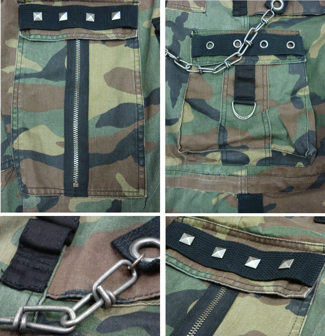 Tripp Darkstreet NYC - "Camo Chain" Jungleland Combat Pants Camo/Black 13 Tripp Darkstreet NYC - "Camo Chain" Jungleland Combat Pants Camo/Black