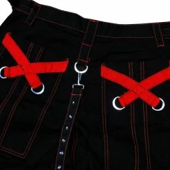 Tripp Darkstreet NYC - "Electro Skull" Bondage Pants (Black/Red) 21 Tripp Darkstreet NYC -