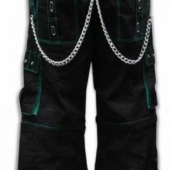 Tripp Darkstreet NYC - "Serpent" Bondage Pants (Black/Green) 16 Tripp Darkstreet NYC -