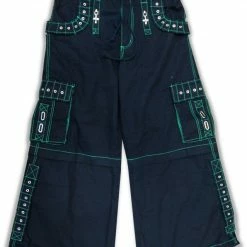 Tripp Darkstreet NYC - "Serpent" Bondage Pants (Black/Green) 18 Tripp Darkstreet NYC -