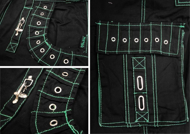 Tripp Darkstreet NYC - "Serpent" Bondage Pants (Black/Green) 11 Tripp Darkstreet NYC - "Serpent" Bondage Pants (Black/Green)