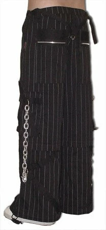 Tripp NYC Tripp Darkstreet NYC - Pinstripe Godfather WideLeg Pants (32 Inch Bottoms)