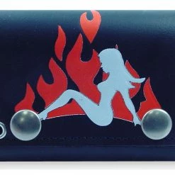 Bewild Trucker Babe Genuine Leather Chain Wallet Wallets & Chains