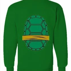 Bewild Halloween Prints Turtle Costume With Letter Buckle Crewneck Sweatshirt 22 Bewild Halloween Prints Turtle Costume With Letter Buckle Crewneck Sweatshirt