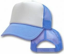 Bewild Two Tone Trucker Hats - Light Blue Blank Trucker Cap