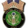 Bewild Lapel Pins U.S. Army And Flags Lapel Pin