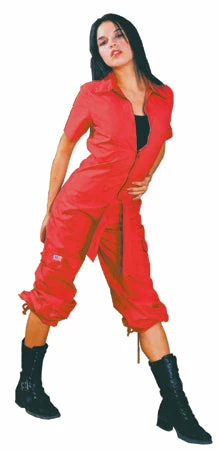 Bewild UFO Skirts & Coveralls UFO Girly Hipster Flight Suit (Red)