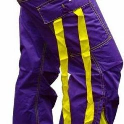 Bewild UFO Girly Hipster Pants With Expandable Bottom (Purple / Yellow) [XS]