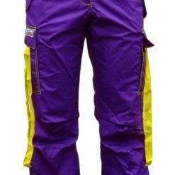 Bewild UFO Girly Hipster Pants With Expandable Bottom (Purple / Yellow) [XS]